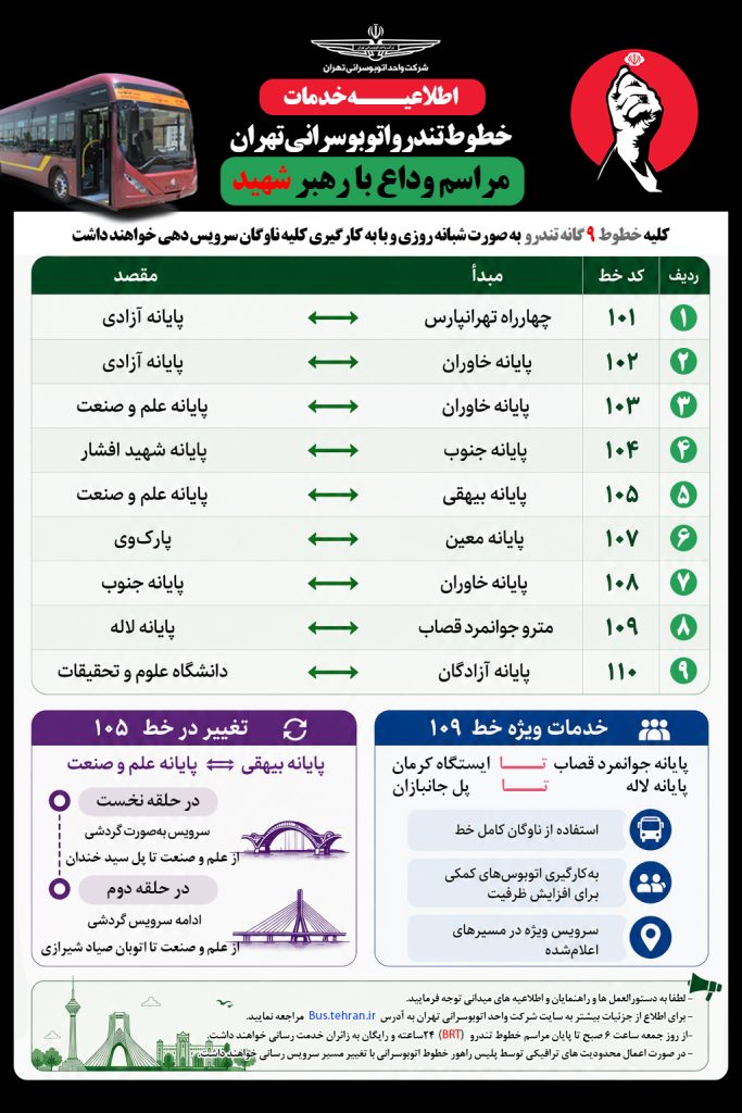 اتوبوسرانی تهران